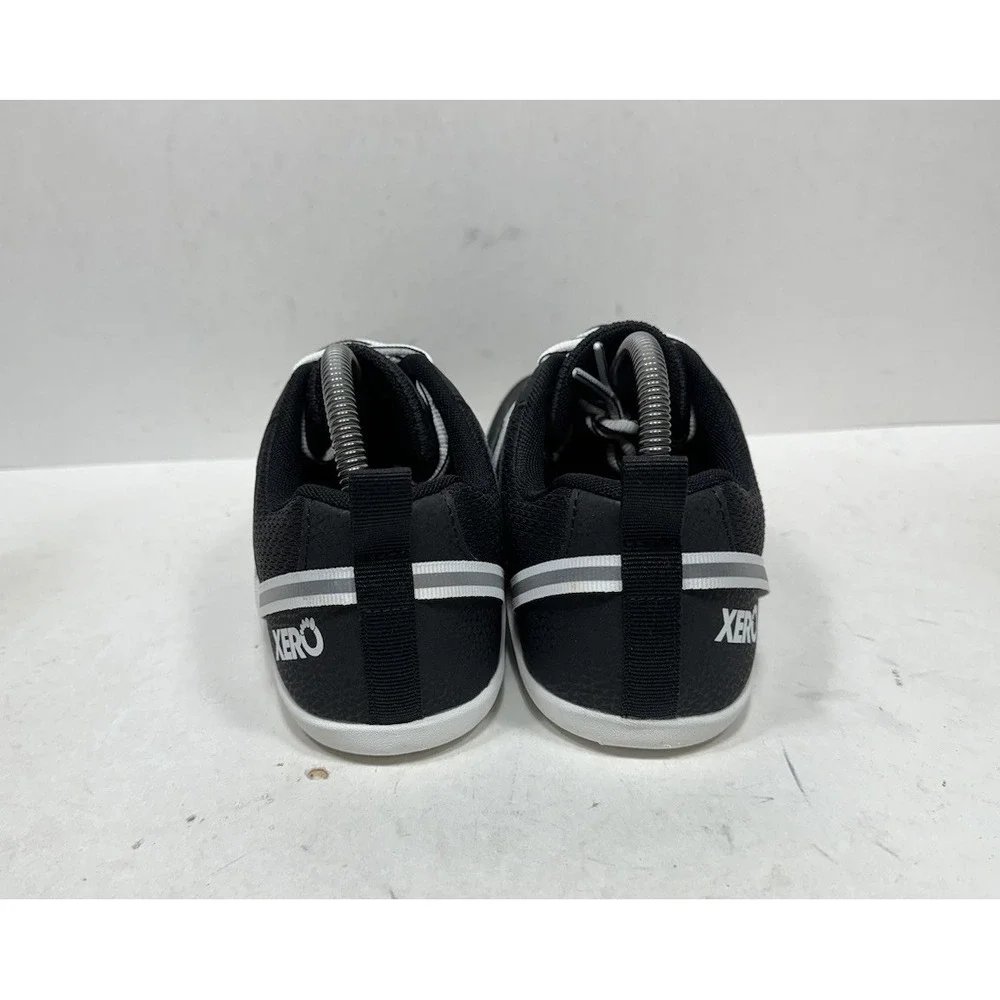 Xero Shoes Prio Women's Sneakers Size 8.5 Black White Zero Drop Minimalist Shoes